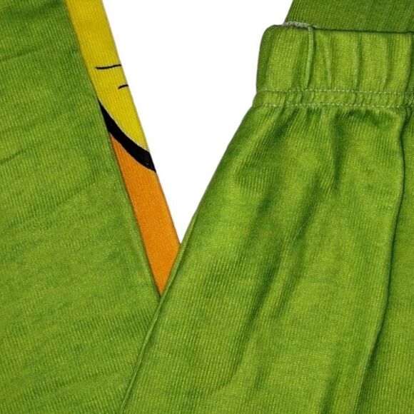 Womens Leggings Sz Small Cats Design Colorful Green Stretch Exercise Activewear - Picture 4 of 14